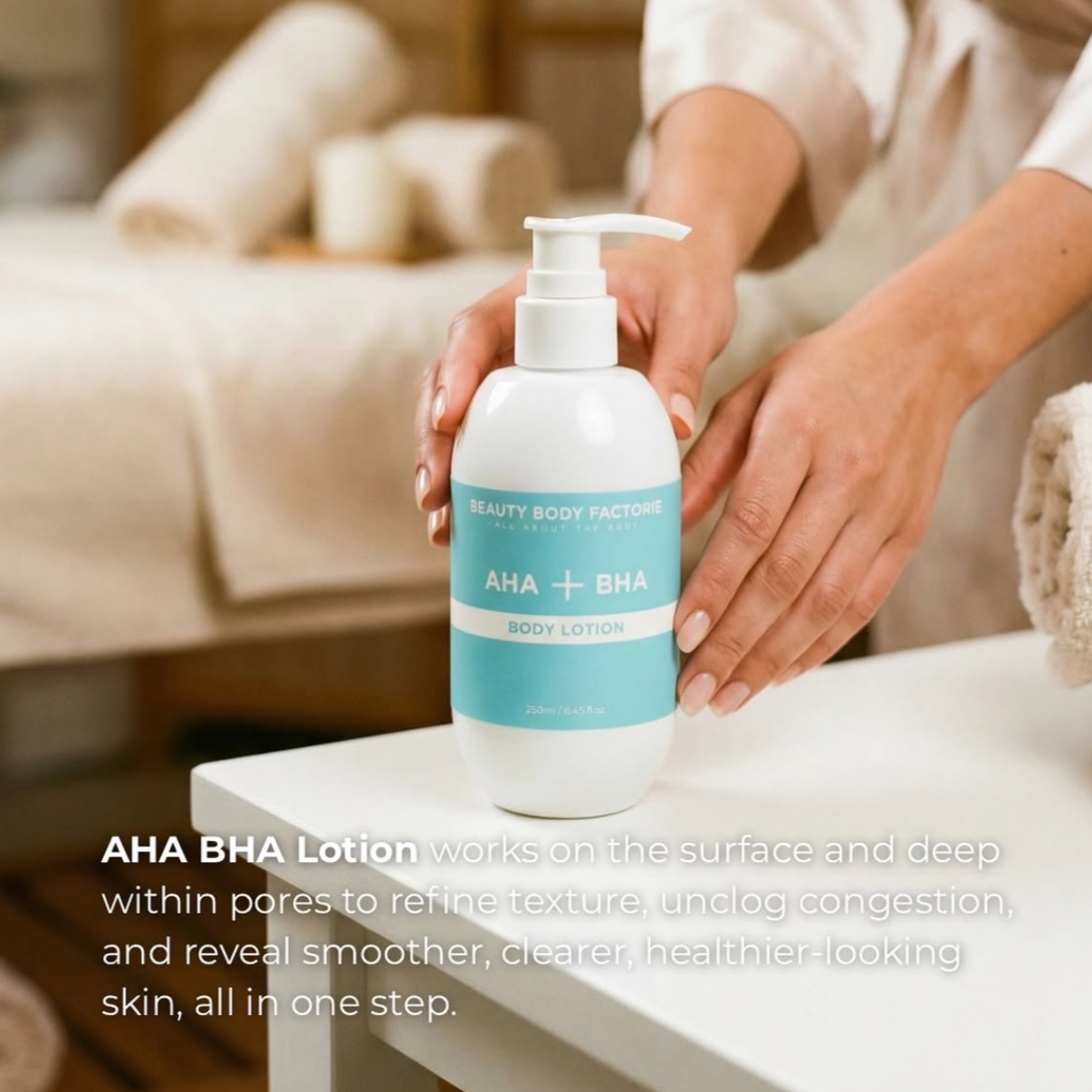 Body Factorie AHA + BHA Body Lotion