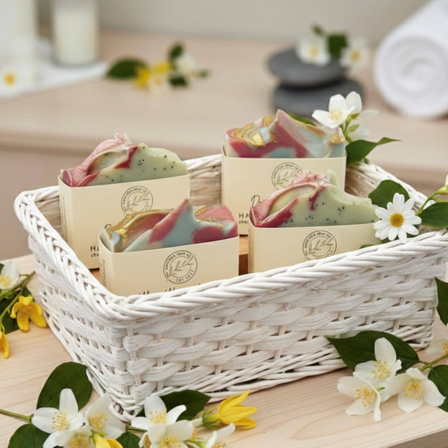 Ylang-Ylang & Jasmine Handmade Soap Bar SPRING COLD PROCESS