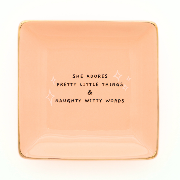 Square Trinket Tray She Adores Pretty Little Things