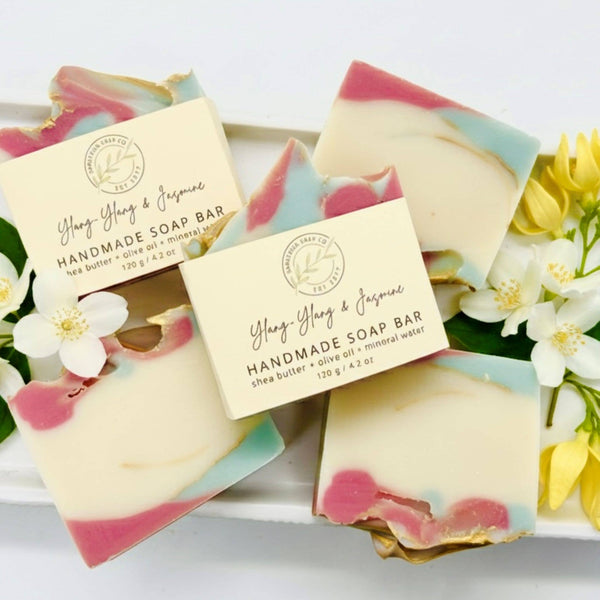 Ylang-Ylang & Jasmine Handmade Soap Bar SPRING COLD PROCESS