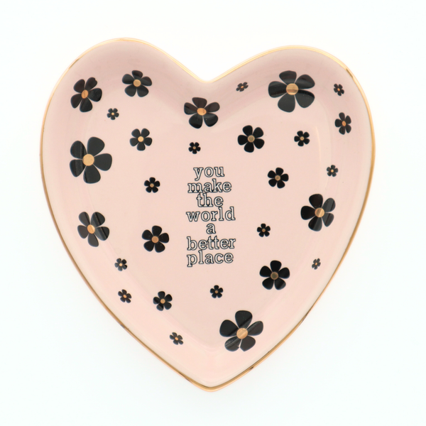 Heart Trinket Tray You Make The World A Better Place