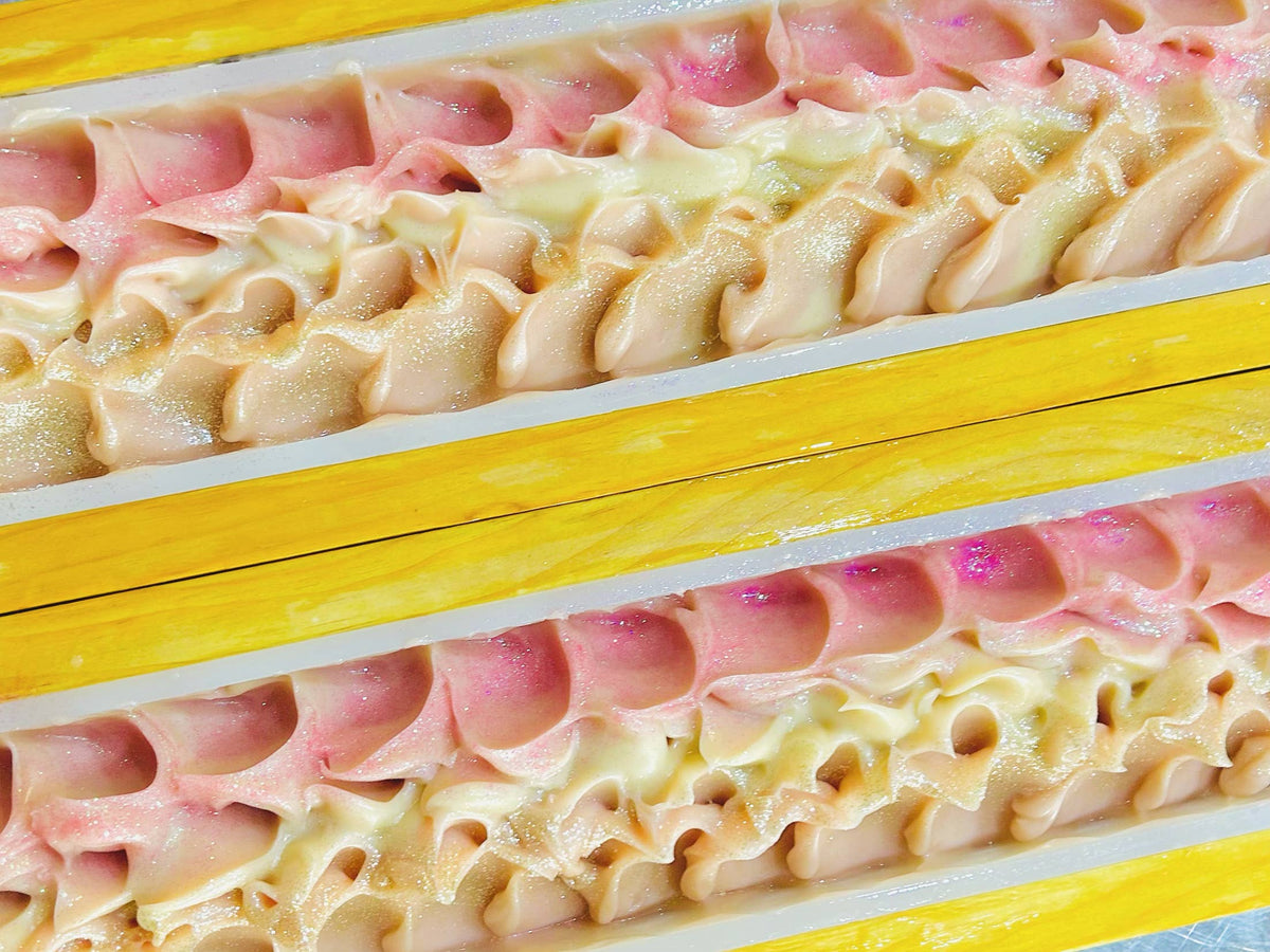 Pink Berry Mimosa Handmade Soap Bar VEGAN COLD PROCESS